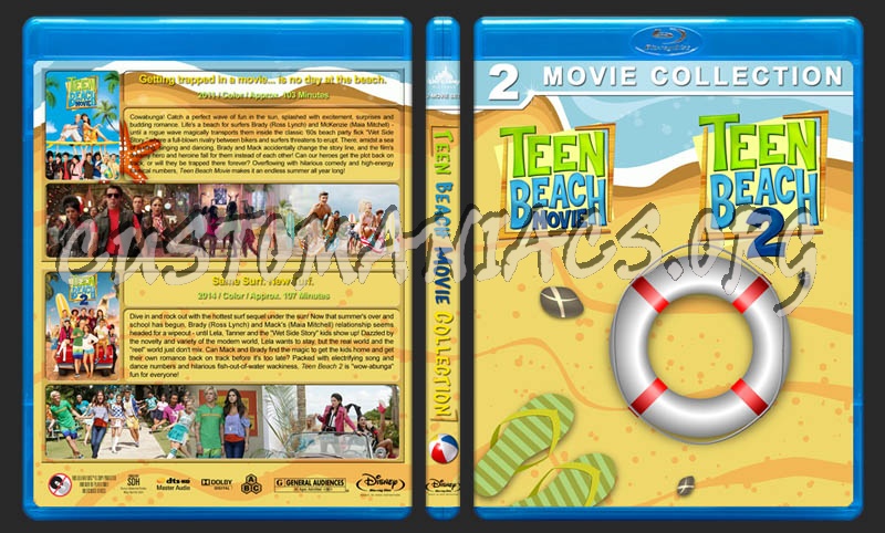 Teen Beach Movie Double Feature blu-ray cover