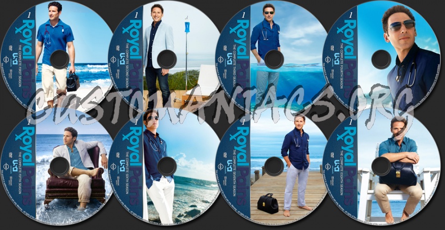 Royal Pains Complete dvd label