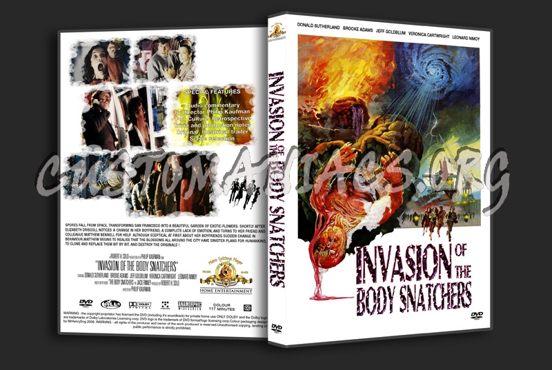 Invasion Of The Body Snatchers dvd cover