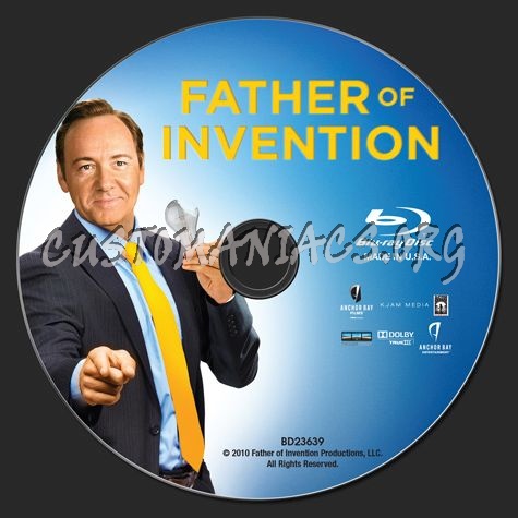 Father of Invention blu-ray label