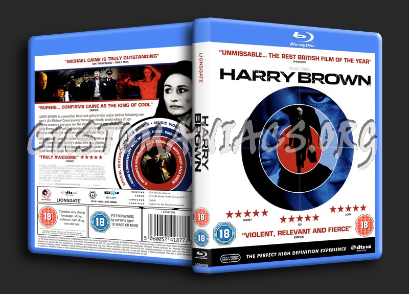 Harry Brown blu-ray cover