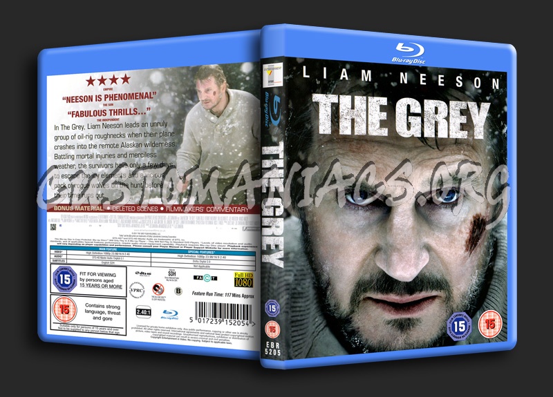 The Grey blu-ray cover