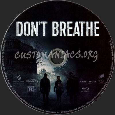 Don't Breathe blu-ray label