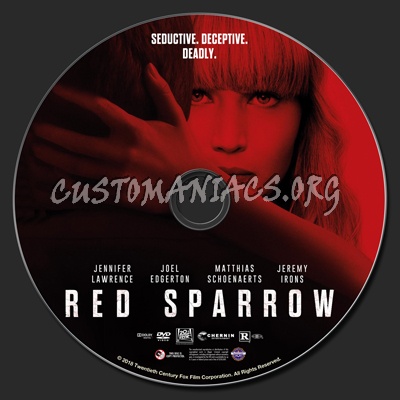 Red Sparrow dvd label