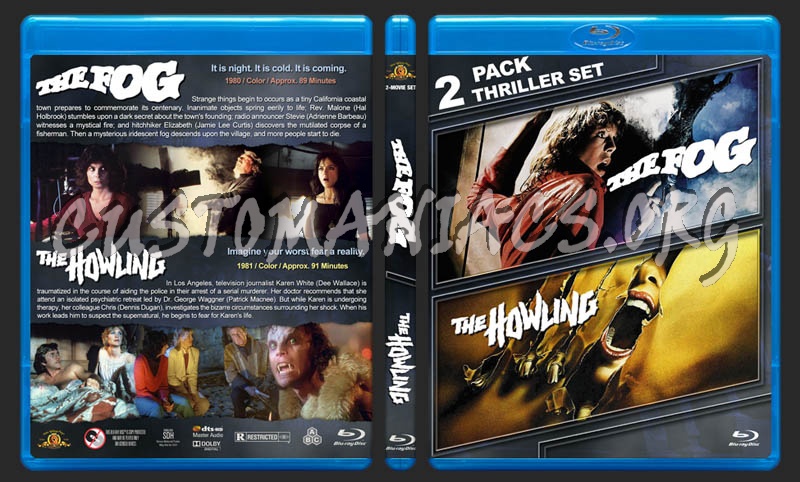 The Fog / The Howling Double Feature blu-ray cover