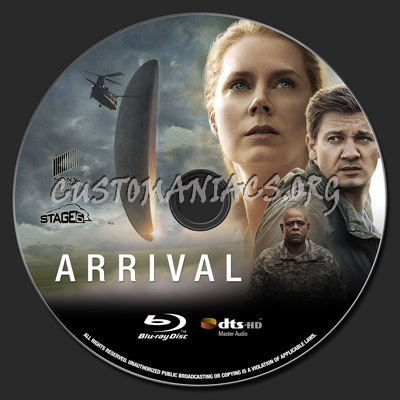 Arrival blu-ray label