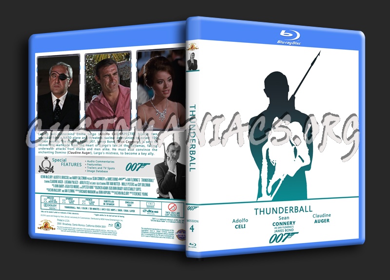 Thunderball - The James Bond 007 Collection blu-ray cover