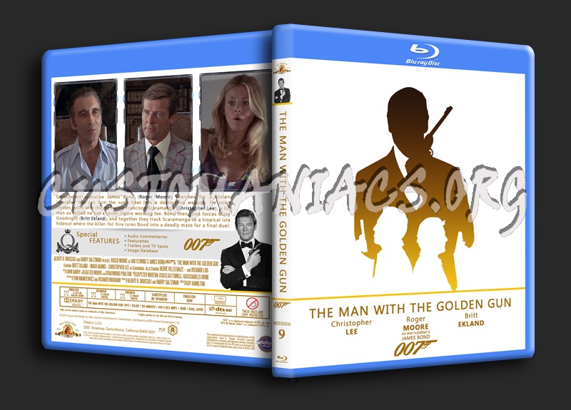 The Man With The Golden Gun - The James Bond 007 Collection blu-ray cover