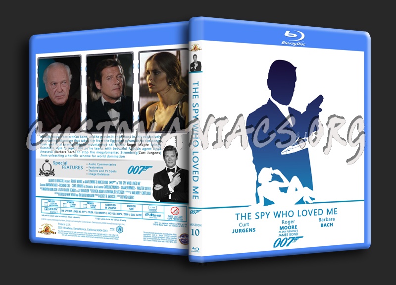 The Spy Who Loved Me - The James Bond 007 Collection blu-ray cover