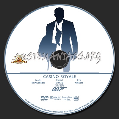 007 Collection - Casino Royale dvd label