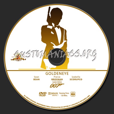 007 Collection - Goldeneye dvd label