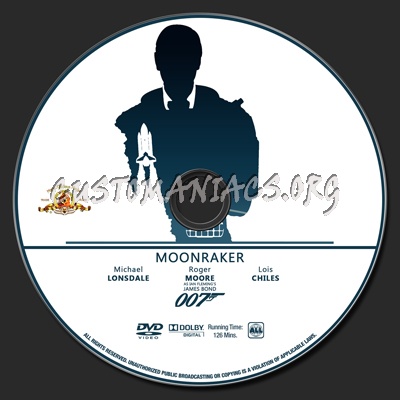 007 Collection - Moonraker dvd label