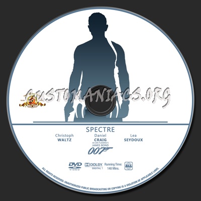 007 Collection - Spectre dvd label