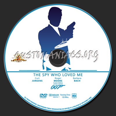 007 Collection - The Spy Who Loved Me dvd label