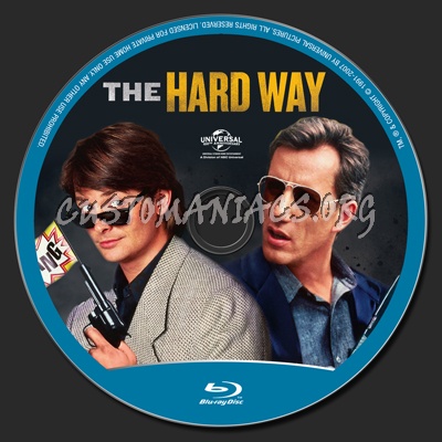 The Hard way blu-ray label