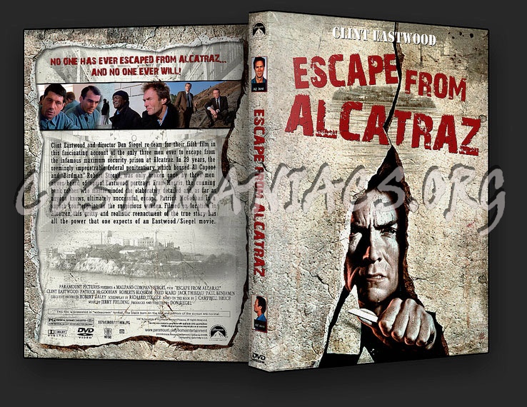 Escape From Alcatraz dvd cover