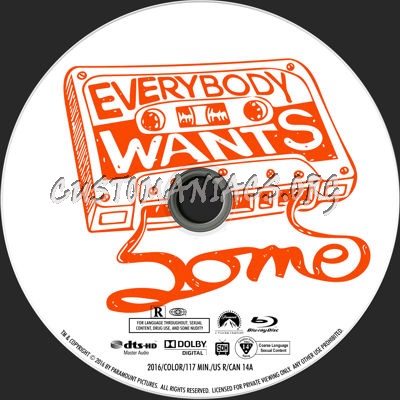 Everybody Wants Some!! blu-ray label