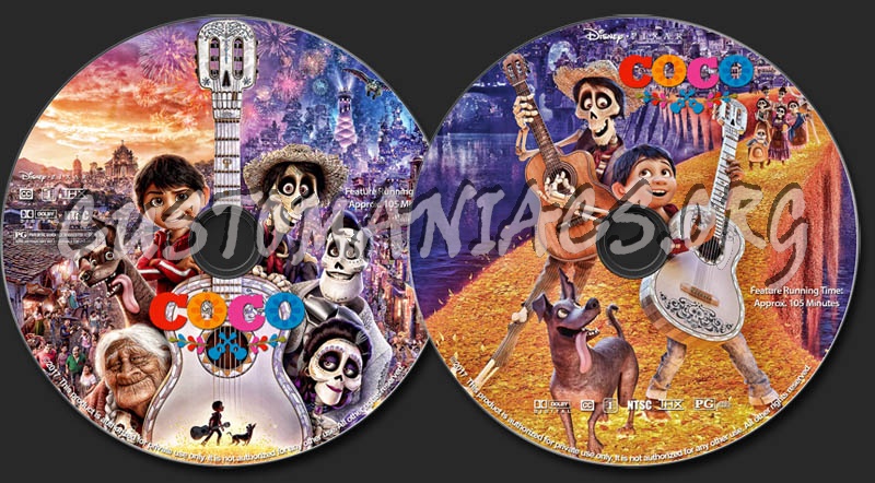 Coco dvd label