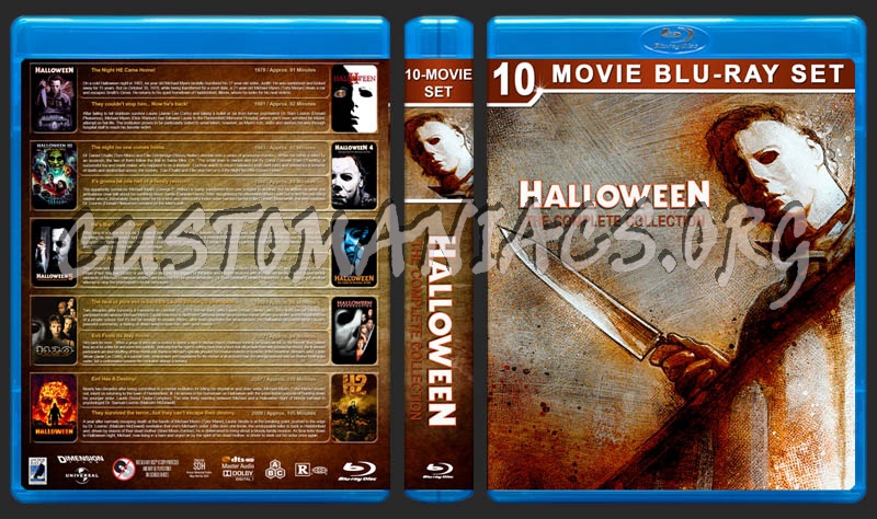 Halloween: The Complete Collection blu-ray cover