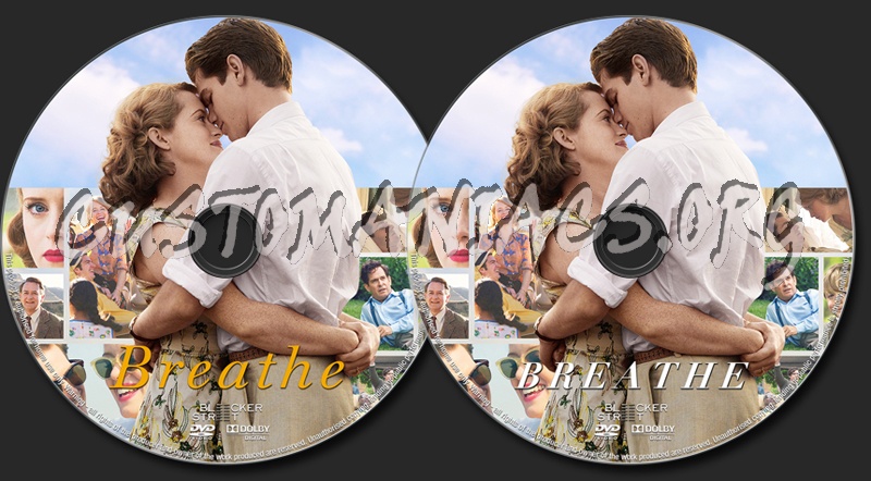 Breathe (2017) dvd label