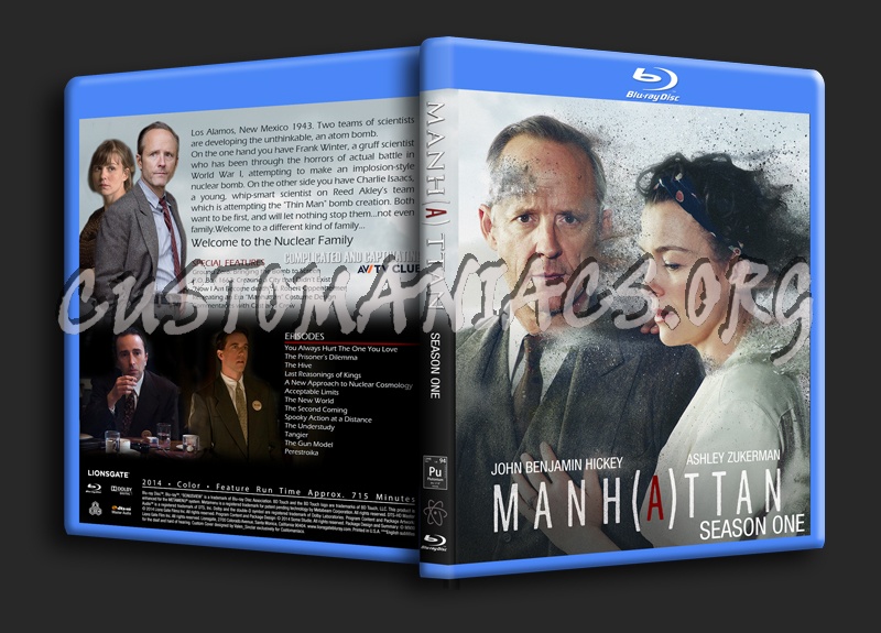 Manhattan Season 1 blu-ray cover