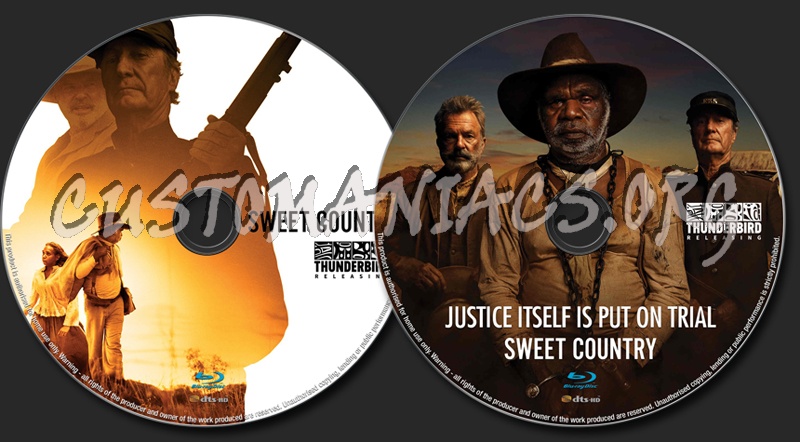 Sweet Country (2018) blu-ray label