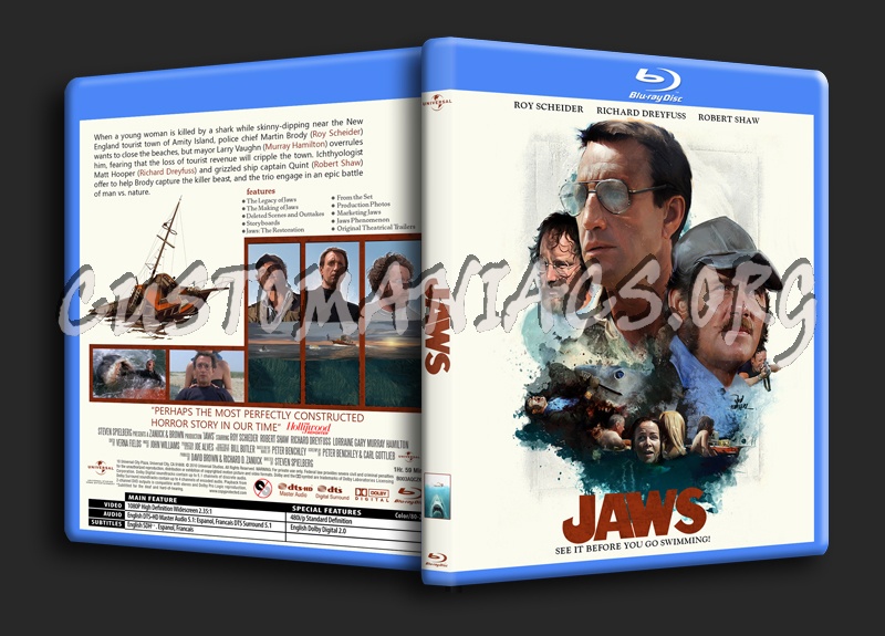 Jaws blu-ray cover