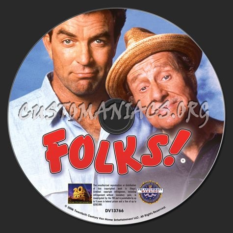 Folks! dvd label