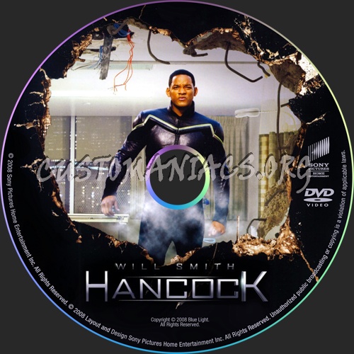 Hancock dvd label