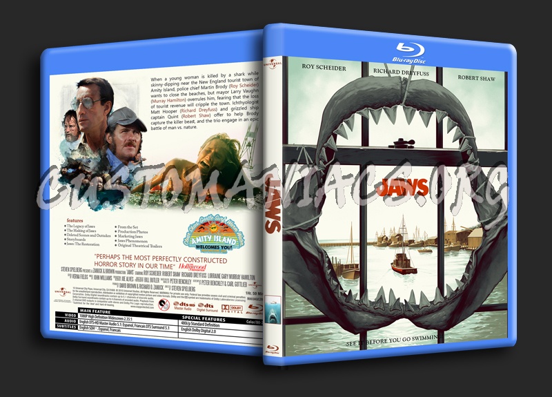 Jaws blu-ray cover