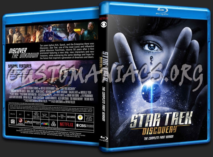 Star Trek: Discovery - Season 1 blu-ray cover