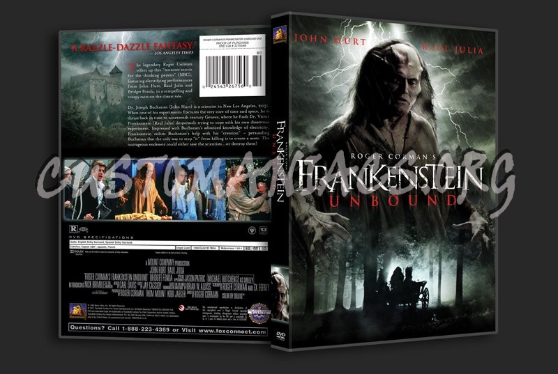 Frankenstein Unbound dvd cover