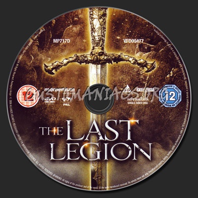 The Last Legion dvd label