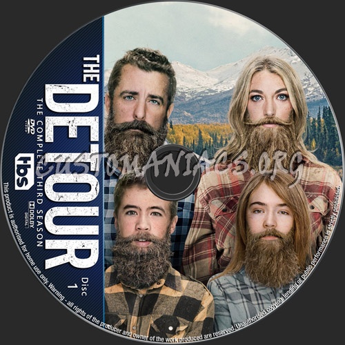 The Detour Season 3 dvd label