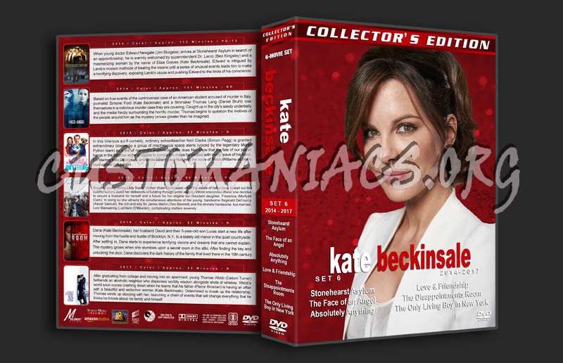 Kate Beckinsale Film Collection - Set 6 (2014-2017) dvd cover