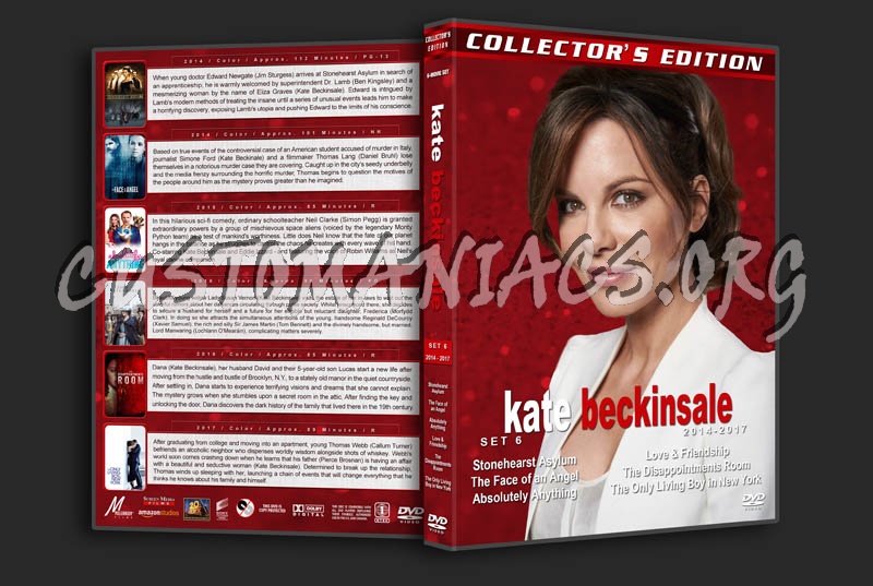 Kate Beckinsale Film Collection - Set 6 (2014-2017) dvd cover