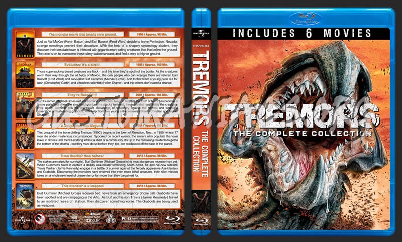 Tremors: The Complete Collection blu-ray cover