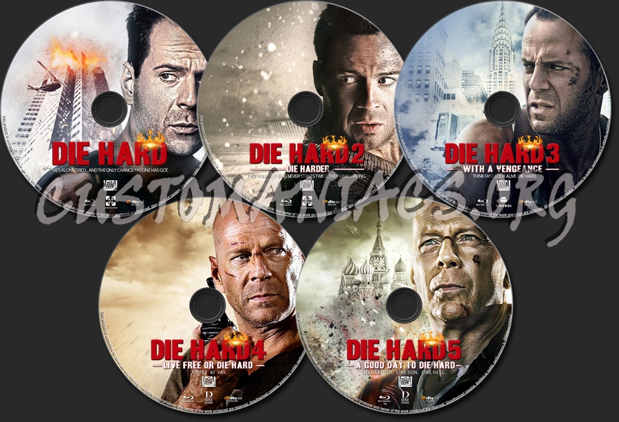 Die Hard Collection blu-ray label