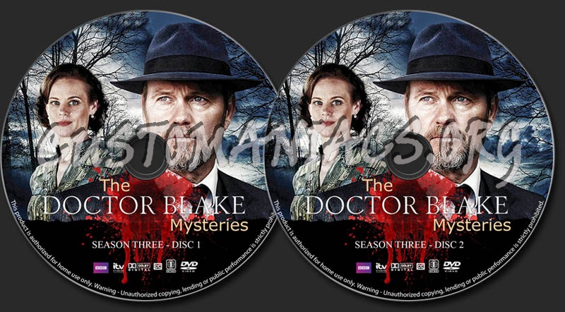 The Doctor Blake Mysteries - Season 3 dvd label