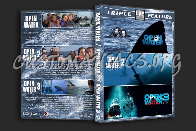 Open Water Triple Feature dvd cover