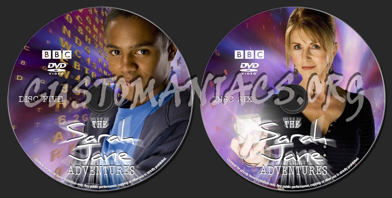 The Sarah Jane Adventures dvd label