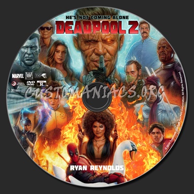 Deadpool 2 dvd label