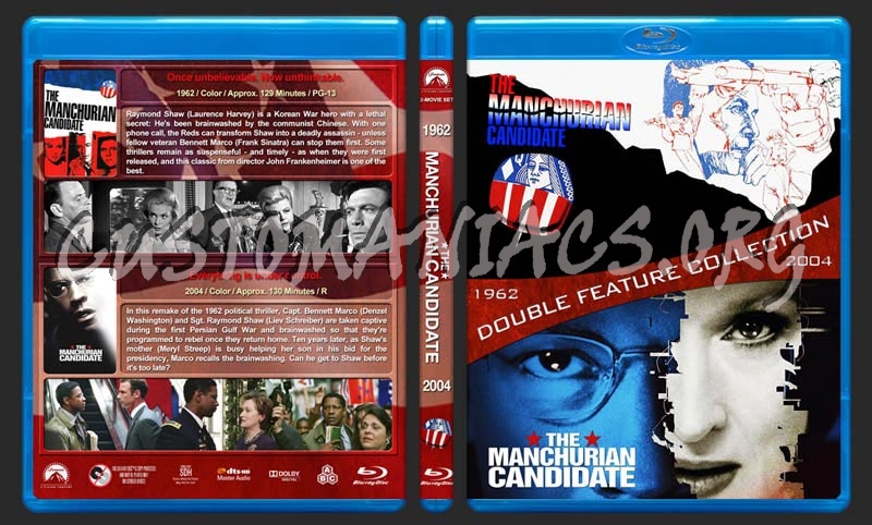 The Manchurian Candidate Double Feature blu-ray cover