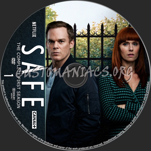 Safe Season 1 dvd label