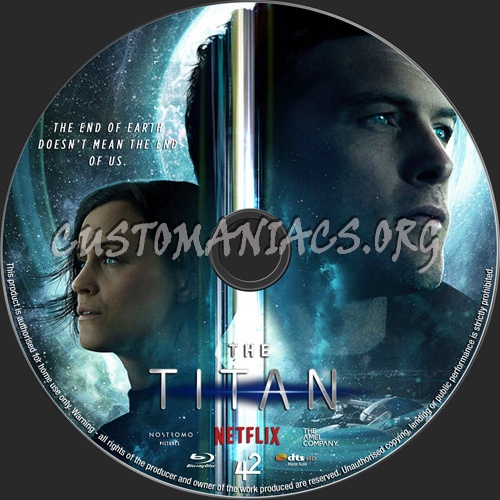 The Titan blu-ray label