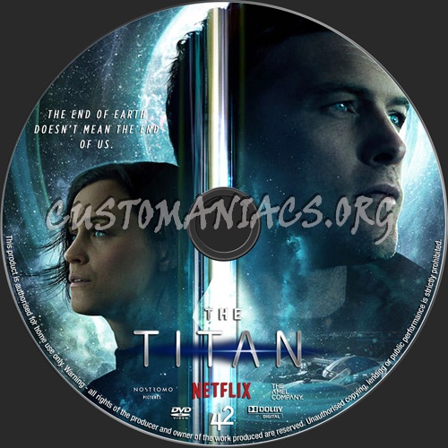 The Titan dvd label