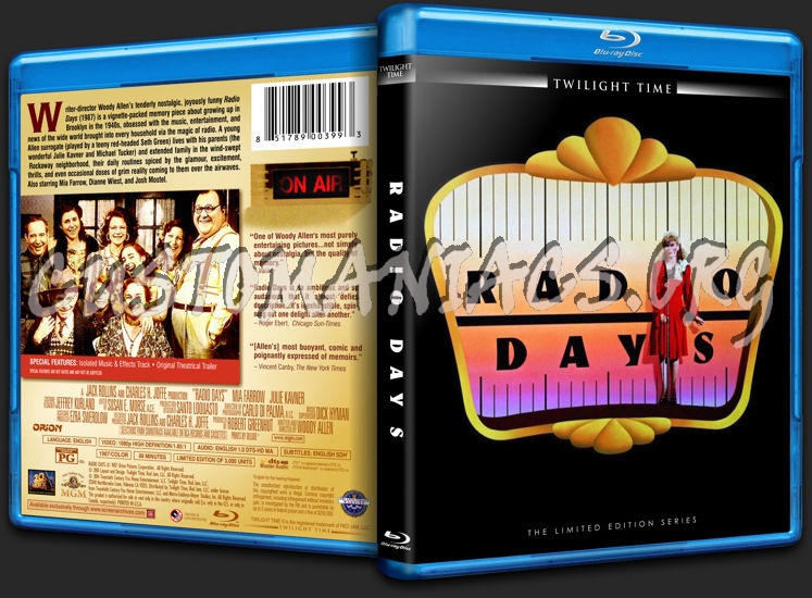 Radio Days blu-ray cover