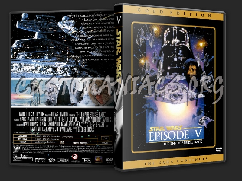 Star Wars Episode 5 dvd cover - DVD Covers & Labels by Customaniacs, id ...