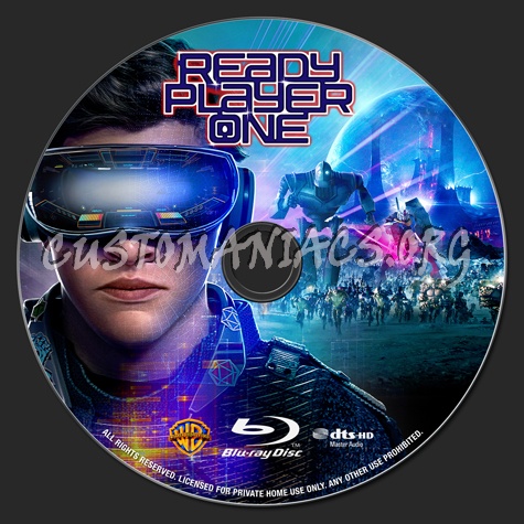 Ready Player One blu-ray label