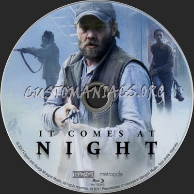 It Comes at Night blu-ray label